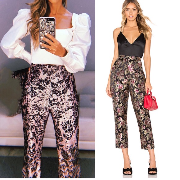 Revolve Pants - Revolve Brocade Pants